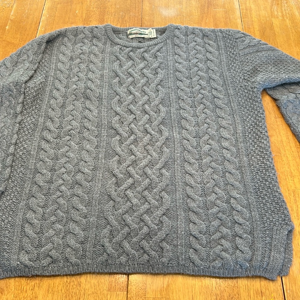 Aran Crafts Aran Knot Fisherman’s Sweater - L
